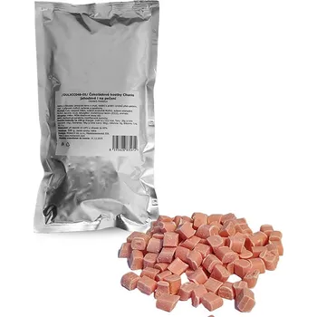 Čokoládové Chunks kostky jahodové i na pečení, Dulcistar 500 g/sáček