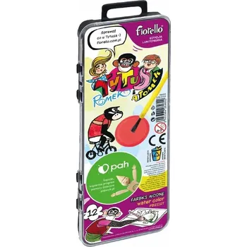 Vodová barva Plakátové barvy Fiorello 12 ks x 4 ml