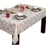 Ubrus Vánoční Svátky Hvězda 120x300 SW17 zlatý