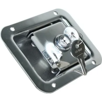 Tanatech Zámek zápustný nerez zamykatelný 120x90mm