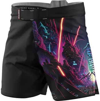 Pánské kraťasy Pánské sportovní Kraťasy CrossFit EXTREME HOBBY athletic CYBER ANIMALS M