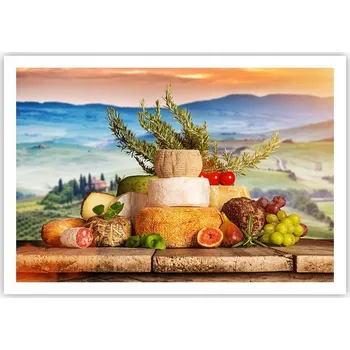 Obraz Plakát na zeď bez rámu 100x70 Toskánsko - obraz, plakáty do obýváku, ložnice