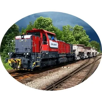 Nášivka Nažehlovačka s vlakem 741.719 (digitální nažehlovačka s lokomotivou )