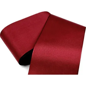 Stuha Stuha taftová šíře 72 mm Varianta: 646 bordó sv., Balení: 10 m