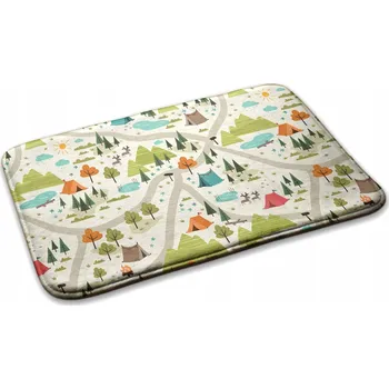 Koberec XXL Koberec do dětského pokoje Kempingová krajina 90x60 cm