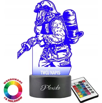 Lampička Noční lampa Plexido vícebarevná