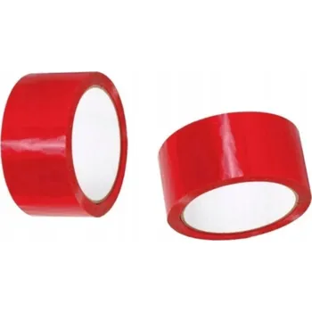 Lepicí páska Balicí páska Supertape červená, šířka 48 mm, délka 46 m, 1 ks