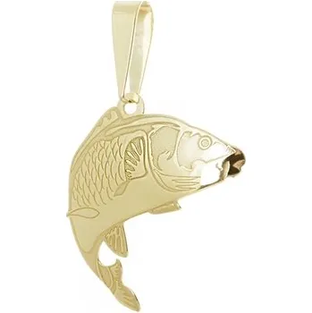 Přívěsek Zlatý přívěšek kapr PA1762PF + dárek zdarma
