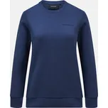 MIKINA PEAK PERFORMANCE W ORIGINAL SMALL LOGO CREW BLUE SHADOW