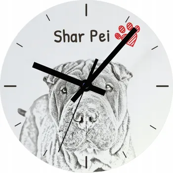 Hodiny Nástěnné hodiny Art-Dog bílé 20 cm