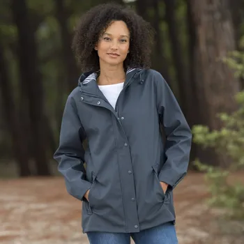 Dámská parka Nepromokavá bunda s kapucí nám.modrá 46