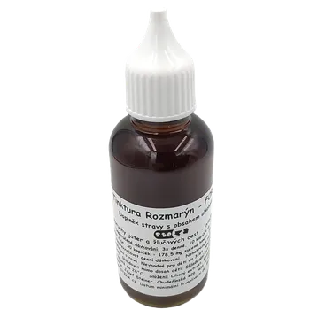 Doplněk stravy STEZA - Rozmarýnová tinktura - FORTE 50 ml. (Tinktura Rozmarýn)