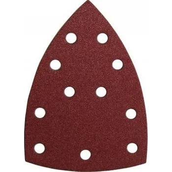 Brusný papír Trojúhelníkový brusný papír na suchý zip 150x150x100 10 Ks zrnitost 120