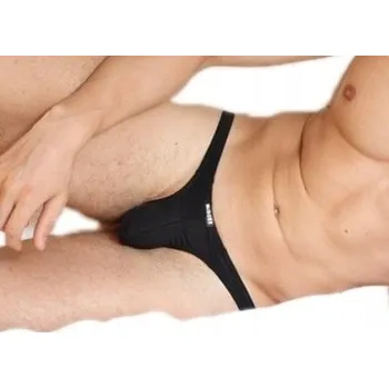 Dámské spodní prádlo ExoticLingeria Slipy Tanga černé, univerzální velikost