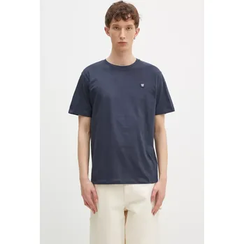 Bavlněné tričko Wood Wood Ace tmavomodrá barva, 30250095, XL, 59X