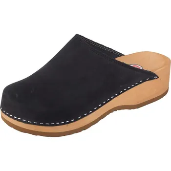 Dámská zdravotní obuv Buxa Pohodlné dřeváky PZM1 - Černý nubuk Velikost: 41