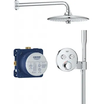 Sprchový set GROHE - Precision SmartControl Sprchový set s termostatem pod omítku, průměr 26 cm, 3 proudy, chrom 34878000