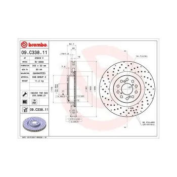 Brzdový kotouč BREMBO 09.C338.11 Brzdový kotouč Doprava Zdarma! Brembo UV-COATED Tři inovace v jednom UV ochrana lesklý kovový efekt a úcta k životnímu prostředí tři mimořádné funkce brzdových kotoučů Brembo UV-COATED Hlavní výhody technologie