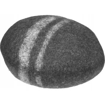 Taburet TABURET KAMENNÁ, FILCOVÝ POLŠTÁŘ Z VLNY, VELKÝ KAMEN