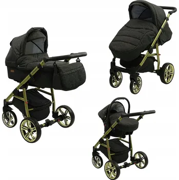Kočárek MULTIFUNKČNÍ KOČÁREK 3V1 CALEO AUTOSEDAČKA GOLD
