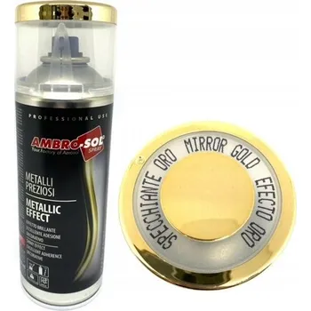 Barva ve spreji Sprej CHROM ZLATÝ efekt AMBROSOL 1391