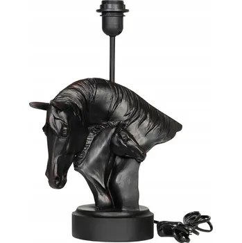 Lampička Stolní lampa KONĚ černá matná