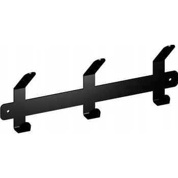 Věšák Šatní ramínko kovový Gamet černý