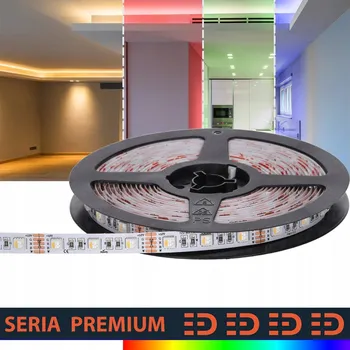 LED páska LED pásek Premium 12V 60LED RGB+Teplá bílá