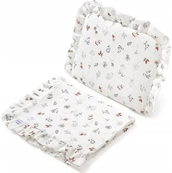 Příslušenství pro přepravu dětí SADA DO KOČÁRKU MUŠELÍNOVÁ DEKA A POLŠTÁŘ BAVLNA JUKKI