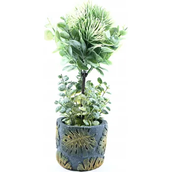 umělá květina KVĚTINOVÝ STROMEK V KVĚTINÁČI - DEKORACE NA OKENNÍ PARAPET