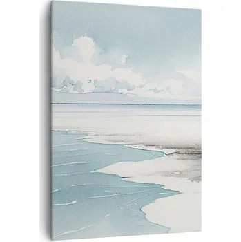 Obraz Obraz na plátně do obýváku, ložnice 50x70 mořské pobřeží obrazy na zeď