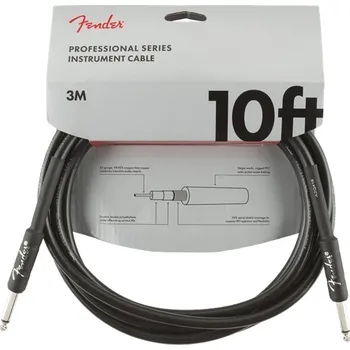 Příslušenství ke zvukové technice Fender Professional Series 10' Instrument Cable + prodloužená záruka 3 roky