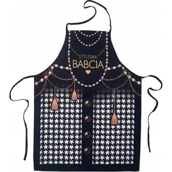 Kuchyňská zástěra SUPER Zástěra Stylová Babička Korále F152 BZ Zástěra