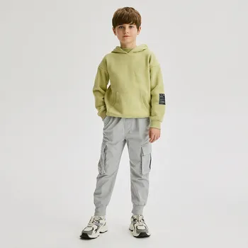 Chlapecké kalhoty Reserved - Kalhoty jogger s kapsami - světle šedá - 107BF-09X - 107BF-09X-164