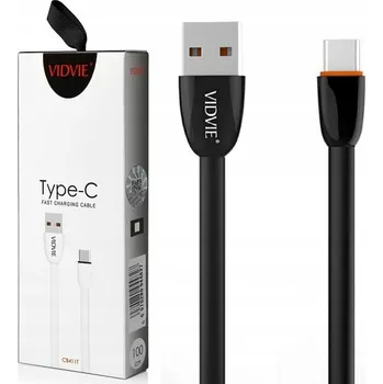 Datový kabel Kabel VIDVIE USB - USB typ C 1 m černý