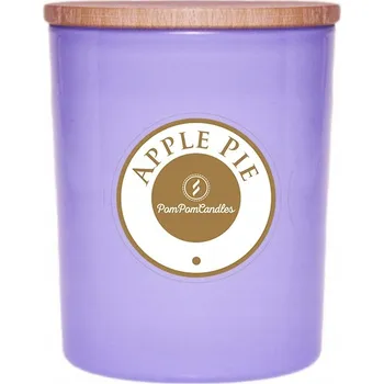 Svíčka Sójová vonná svíčka JABLEČNÝ KOLÁČ Pom Pom Candles