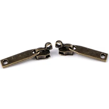 Zip Jezdec ke spirálovým zipům No 7 na zámek Varianta: 3 staromosaz, Balení: 50 ks