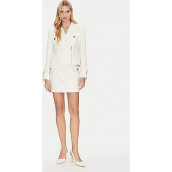 Bruuns Bazaar Bunda pro přechodné období Platanus BBW4429 Bílá Slim Fit 42