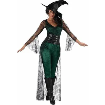 Dámský kostýmek Kostým pro dospělé Čarodějnice My Other Me Zelená (Velikost L)