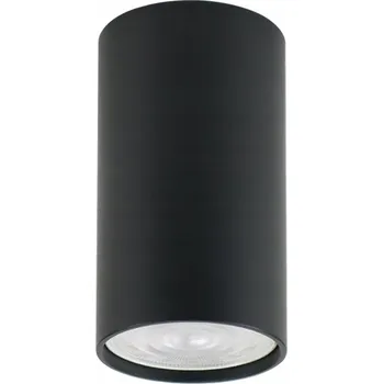 Nástěnné svítidlo Černé přisazené svítidlo tuba 10cm GU10 35W n/t ROB1-BL OZZO