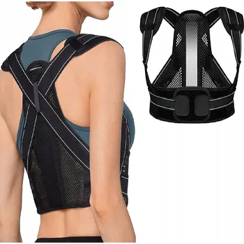 Korektor držení těla LOKOMO černý vel univerzální