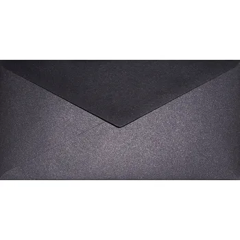 Obálka Obálky DL Aster Met. Black Cooper černé - 25 Ks.