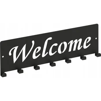 Věšák Šatní ramínko kovový Domer černý