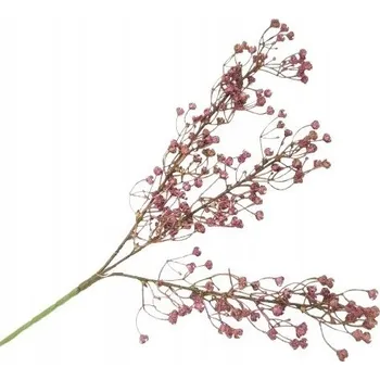 umělá květina VĚTVIČKA DOPLNĚK do aranžmá kytice drobná umělá sádrovka FIALOVÁ dekorace