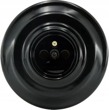 Elektrická zásuvka Nástěnná Elektrická Zásuvka KAMALG, černá