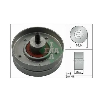 Schaeffler-INA 532025230 Vratná/vodicí kladka, klínový žebrový řemen