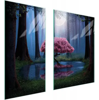 Kuchyňské prkénko Krájecí deska TMK ArtDeko sklo 2 ks