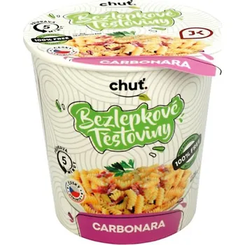 Těstoviny bezlepkové s Carbonara omáčkou 60g J.K.Food 5393