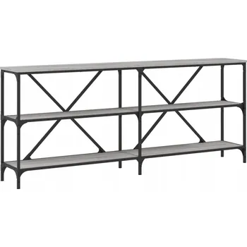 Konferenční stolek Konzolový stolek dřevěný 180x30x75 cm, šedý dub