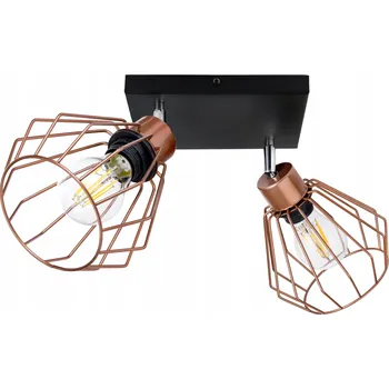 Závěsné svítidlo LED-ONE Druti BRYLANT měděné, 2 světelné body, patice E27